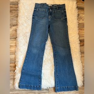 Kensie high rise flare jeans
